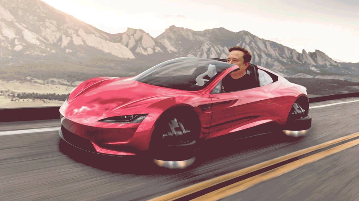 Tesla Nears Unveiling of Radical New ‘Flying’ Roadster